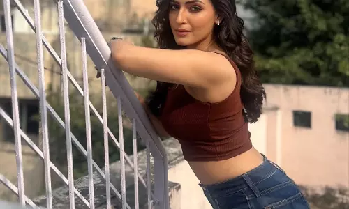 Shivangi Verma – Radiant In Red Bloom