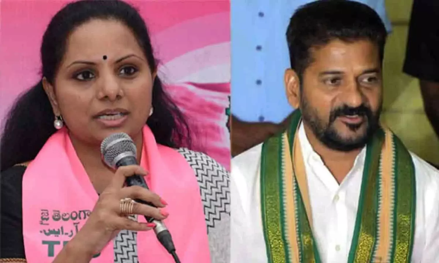 కవితకు రేవంత్ అనూహ్య మద్దతు...టీ పాలిటిక్స్ లో న్యూ యాంగిల్ కవితకు రేవంత్ అనూహ్య మద్దతు...టీ పాలిటిక్స్ లో న్యూ యాంగిల్