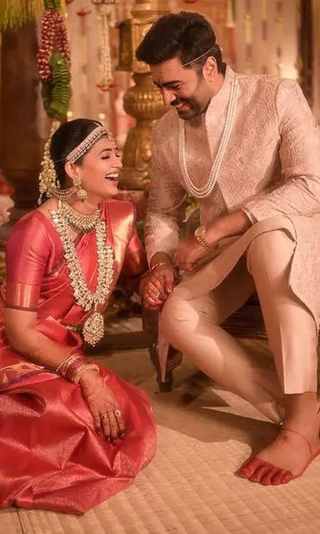 Nara Rohith and Sireesha’s Unseen Wedding Pictures