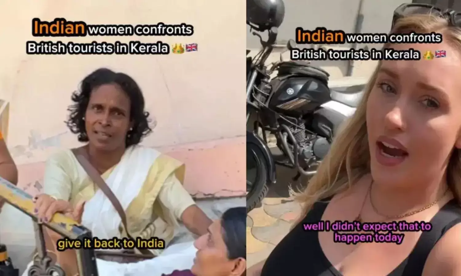 కోహినూర్ వజ్రంపై నిలదీత: ఇంగ్లండ్ పర్యాటకులకు కేరళ మహిళల ‘షాక్’ వీడియో వైరల్! కోహినూర్ వజ్రంపై నిలదీత: ఇంగ్లండ్ పర్యాటకులకు కేరళ మహిళల ‘షాక్’ వీడియో వైరల్!