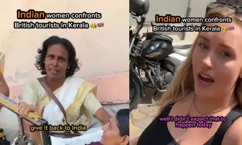 కోహినూర్ వజ్రంపై నిలదీత: ఇంగ్లండ్ పర్యాటకులకు కేరళ మహిళల ‘షాక్’ వీడియో వైరల్!