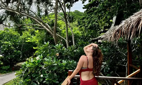 Shivaleeka Oberois Red Dress Look Sets Instagram Ablaze