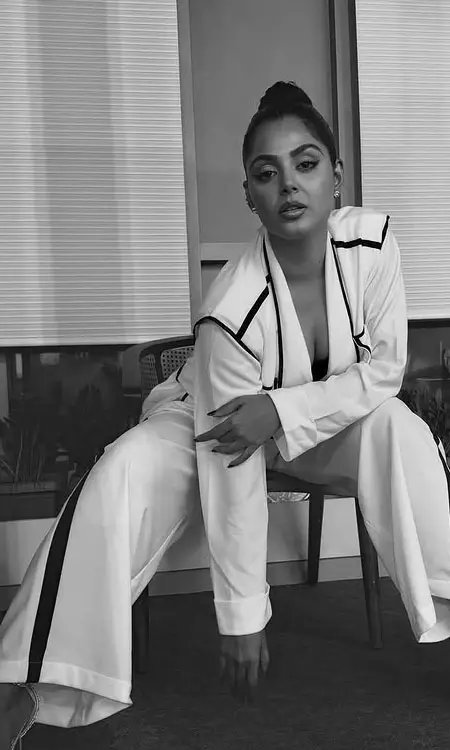 Monal Gajjar Stuns In Black-And-White Photoshoot