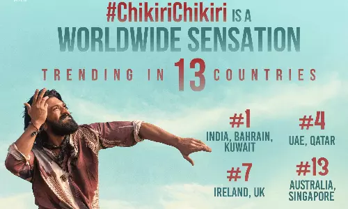 చికిరి చికిరి..  వరల్డ్‌వైడ్ సెన్సేషన్, 13 దేశాల్లో ట్రెండింగ్