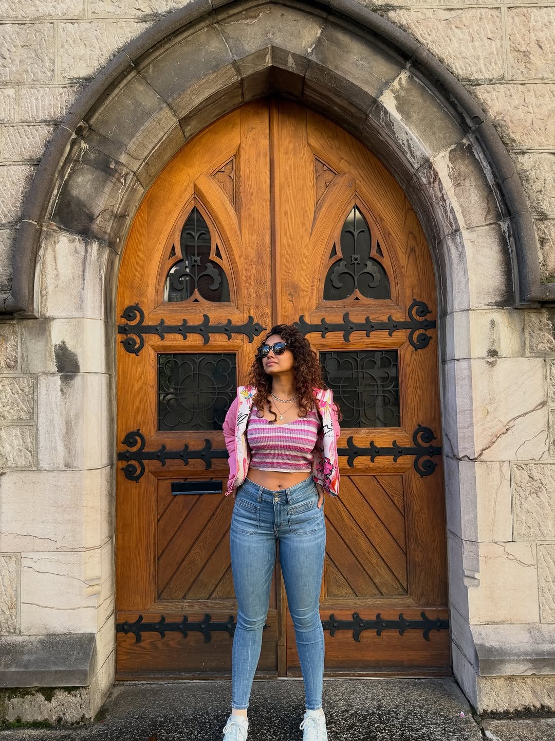 Saanve Megghana Radiates Elegance in Her Montreux Travel Photos