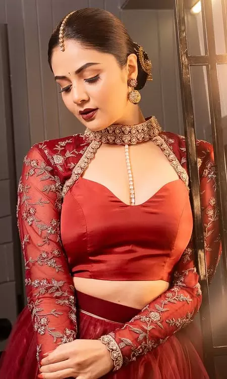 Sree Mukhis Glamorous Designer Ensemble Steals The Spotlight