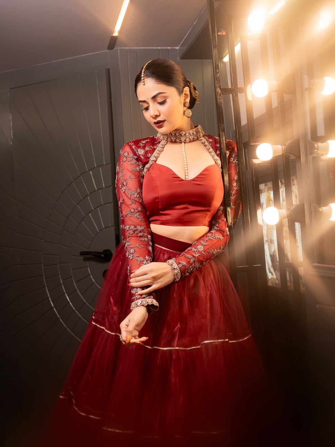 Sree Mukhis Glamorous Designer Ensemble Steals The Spotlight Sree Mukhis Glamorous Designer Ensemble Steals The Spotlight