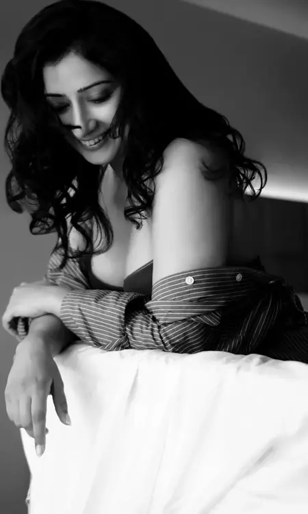 Niharica Raizada Radiates Timeless Grace In Black-And-White Photoshoot