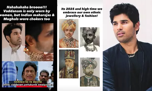 మెడలో చౌకర్.. మీమర్స్ కి శిరీష్ ఝలక్.. నిజమే కదా!