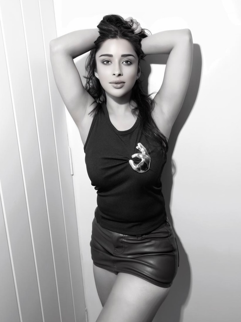 Nyrraa M Banerji Turns Monochrome into Magic with Leather and Laughter Nyrraa M Banerji Turns Monochrome into Magic with Leather and Laughter