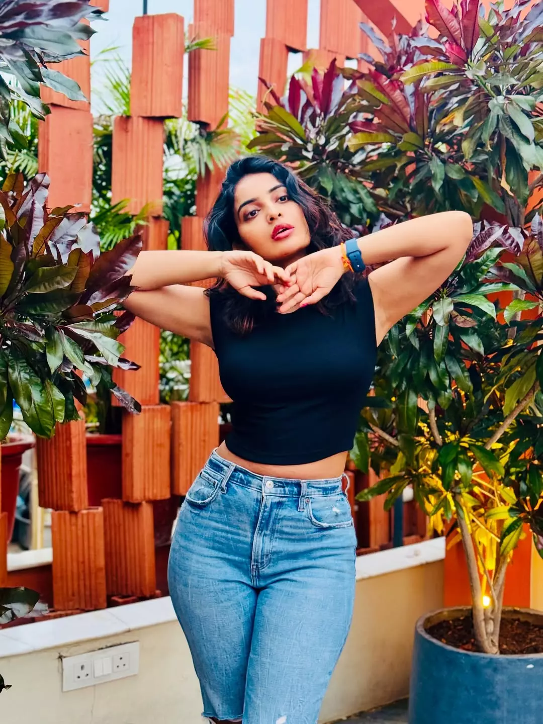 Ananya Nagalla’s Radiant Laughter Shines in Black-and-White Elegance