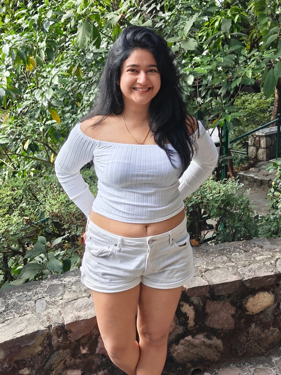 Poonam Bajwa Stuns in White with Ethereal Charm