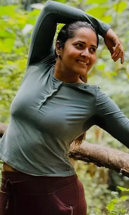 Anasuya Channels Jungle Queen Vibes in Mesmerizing Green Look