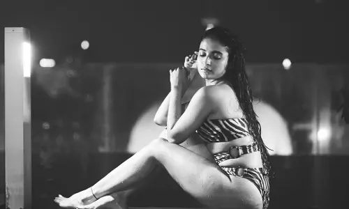 Chaithra J Achar Turns Rooftop Nights into Cinematic Dreams