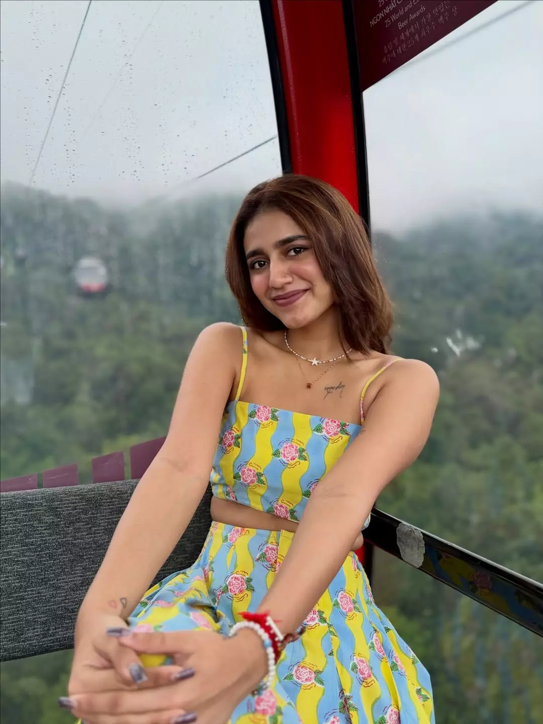 Priya Prakash Varrier Radiates Warmth in the Dreamy Clouds of Bana Hills, Vietnam