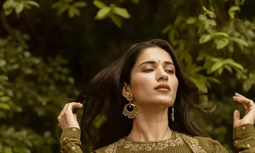 Ruhani Sharma’s Ethereal Presence Lights Up This Nature-Inspired Fashion Portrait