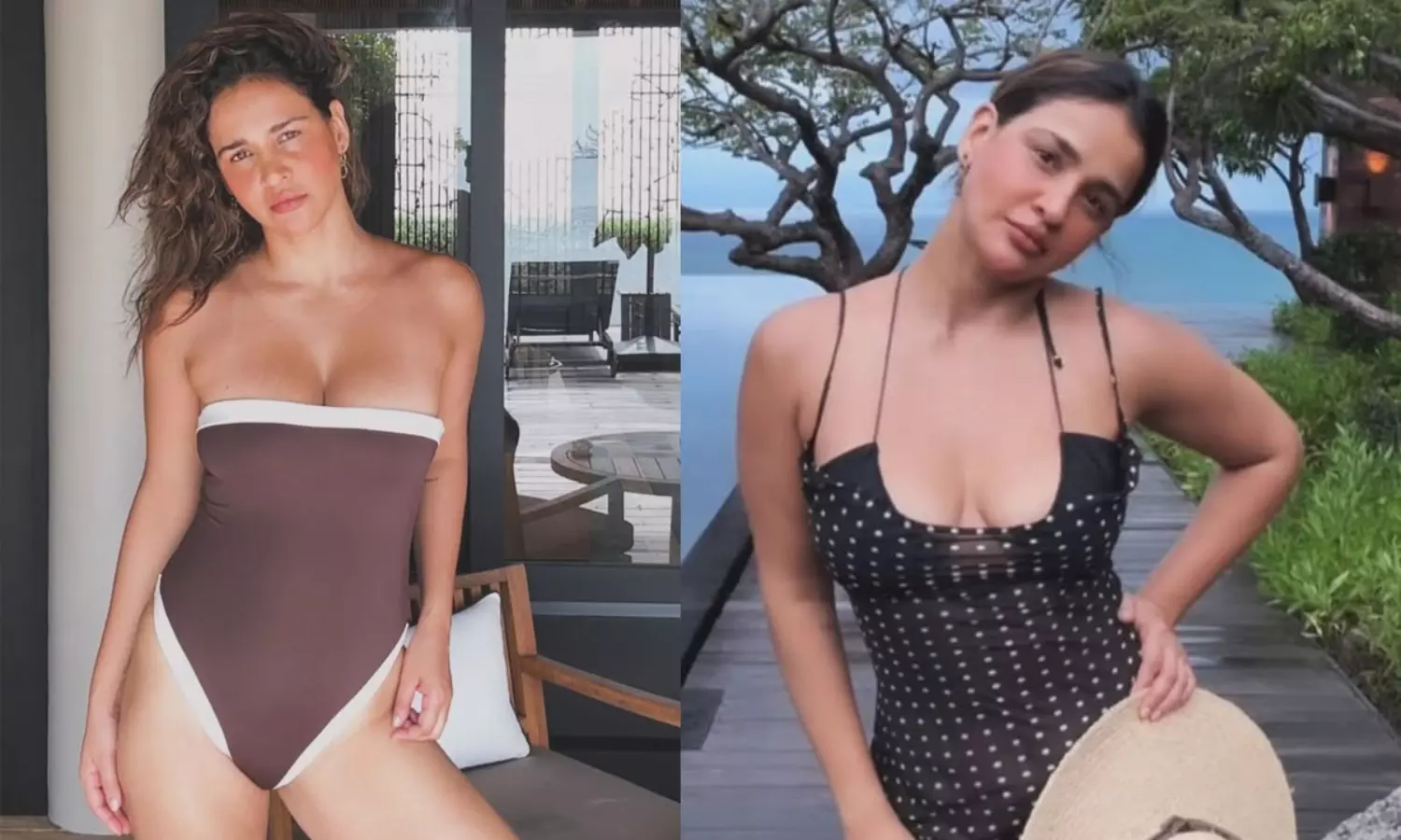 మోనోకినిలో హీట్ పుట్టించిన శ‌ర్మా గాళ్