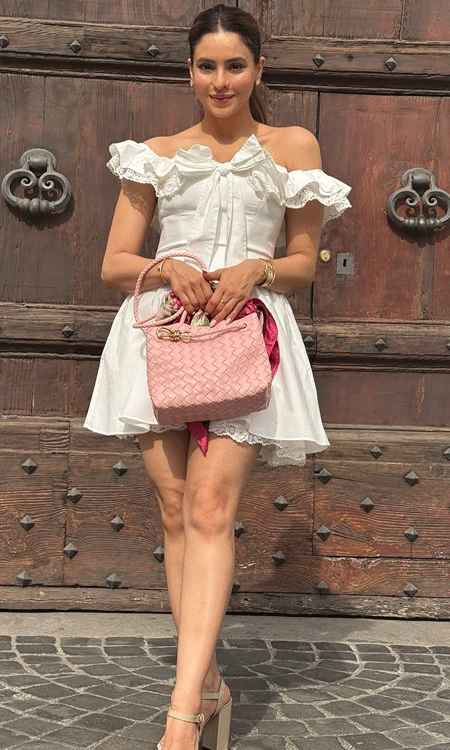 Aamna Sharif Looks Like a Dream in White During Her Rome Getaway