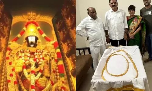 తిరుమల శ్రీవారికి నాలుగు కోట్ల యజ్ఞోపవేతం.. ఈ భక్తుడి గురించి తెలిస్తే షాకే..