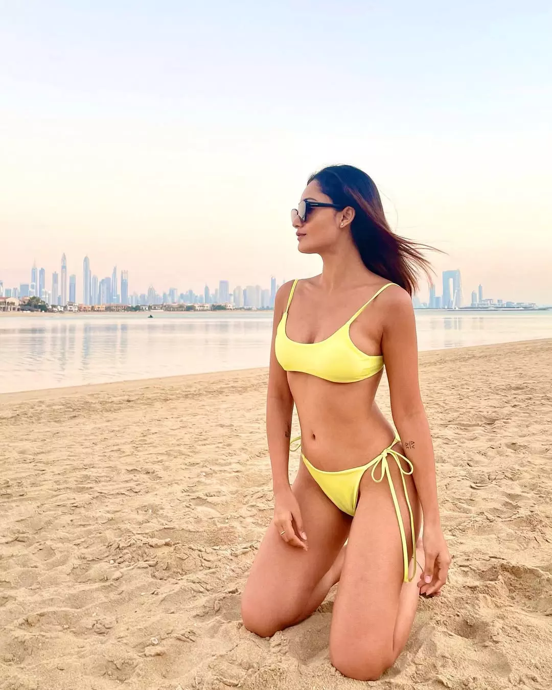 Tridha Choudhury Stuns in Vibrant Beachside Photoshoot