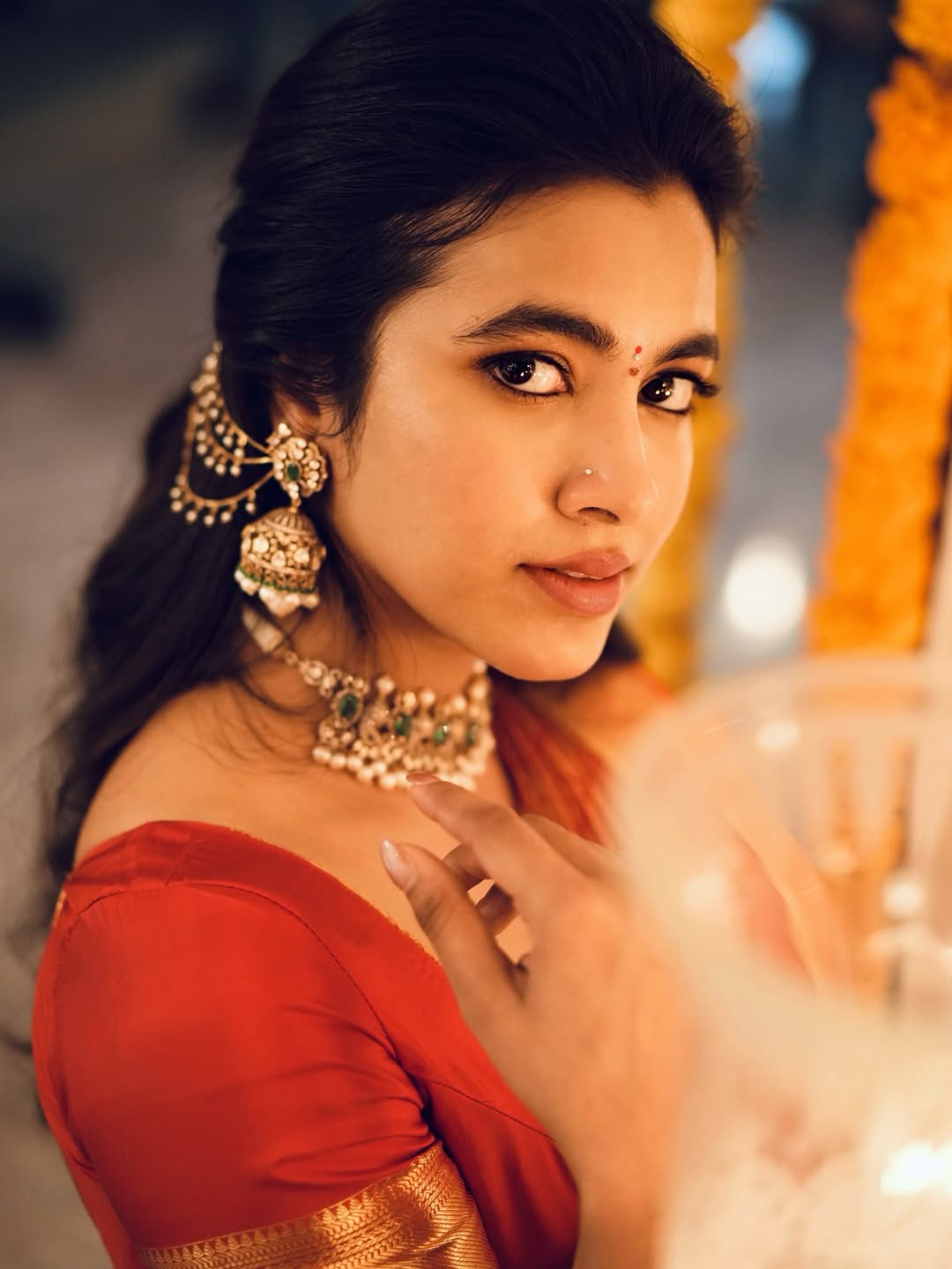 Shivani Nagaram Brings Culture in a Rich Silk Look