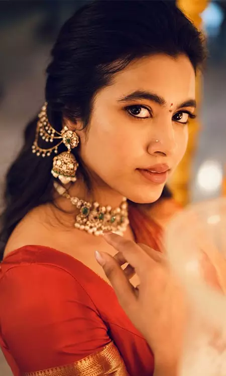 Shivani Nagaram Brings Culture in a Rich Silk Look