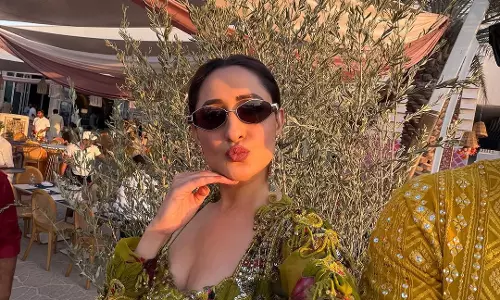 Lime Lehenga Enchantress: Pragya’s Magic in the Air