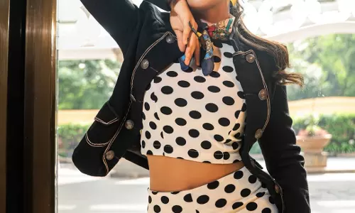 Sreeleela Looks Royal in Black And White