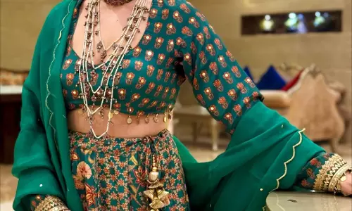 Shweta Basu Prasads Green Lehenga Look Inspires Traditional Fashion