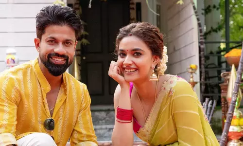 కీర్తి సురేష్ భ‌ర్త సినిమా అంటే ల‌గెత్త‌డమే!