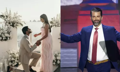 తెలుగమ్మాయి పెళ్లికి భారత్ కు వచ్చిన ట్రంప్ కొడుకు