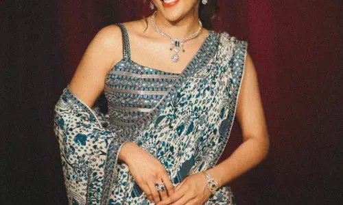 Telugu Actress Chandini Chowdary’s Graceful Saree Look Telugu Actress Chandini Chowdary’s Graceful Saree Look