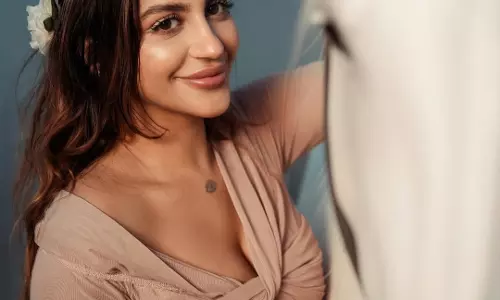 yashika aannand stuns in golden hour photoshoot with white horse