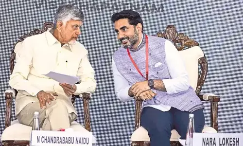 చంద్రబాబును డామినేట్ చేసిన లోకేశ్