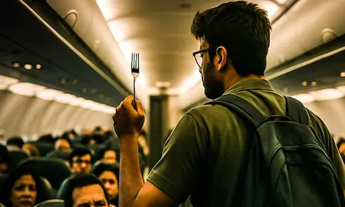 విమానంలో భారతీయ విద్యార్థి అరాచకం.. 10ఏళ్లు జైలుశిక్ష ఖాయం