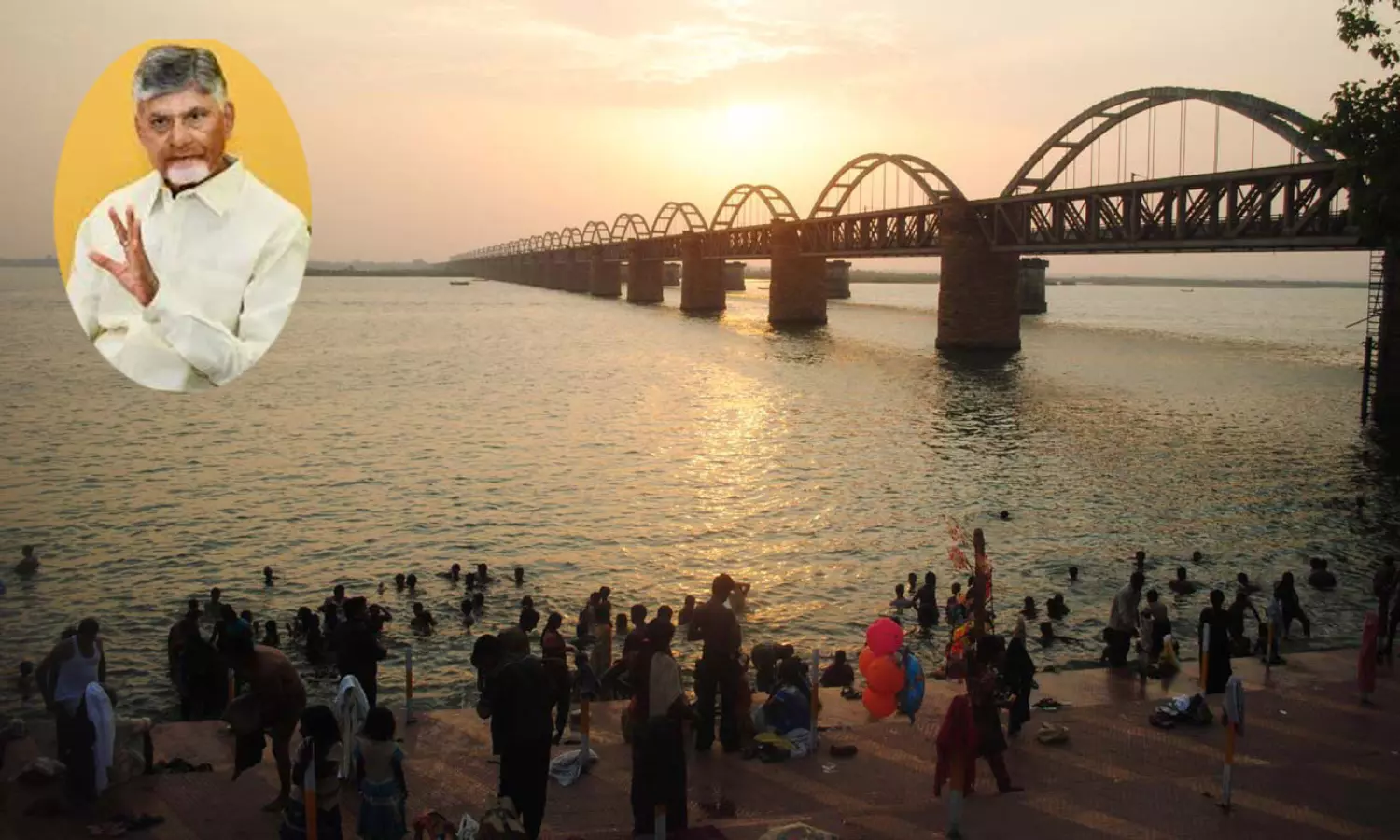 గోదావరి పుష్కరాలకు కౌంట్ డౌన్...బాబు కొత్త రికార్డు