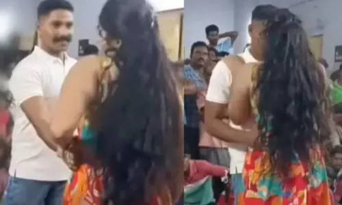 అశ్లీల డ్యాన్స్ చేసిన కంకిపాడు హోంగార్డు సస్పెన్షన్