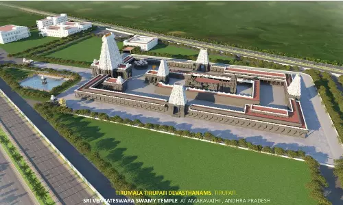 రాజధానిలో శ్రీవారి ఆలయం.. రెండో దశ పనులతో కొత్త అందాలు