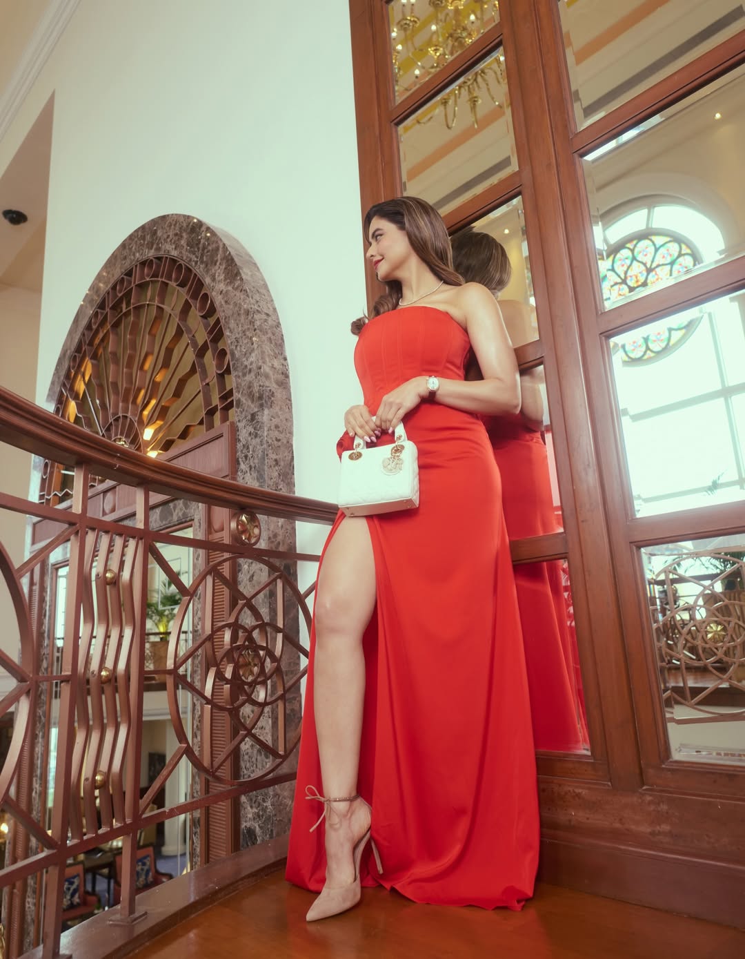 Aamna Sharif Brings the Fire in Red