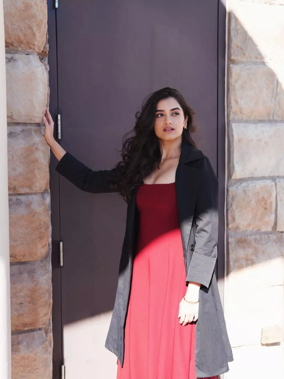 Ram and Bhagyashri Borse Celebrate Andhra King Taluka Success in Dallas