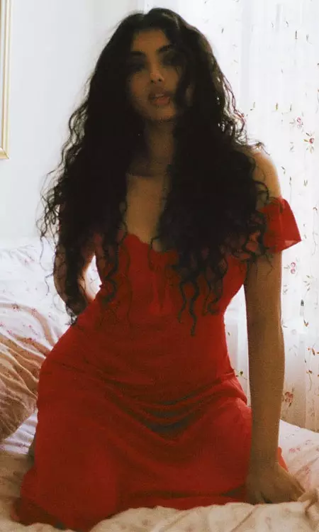 Avantika Stuns in Red Off-Shoulder Dress