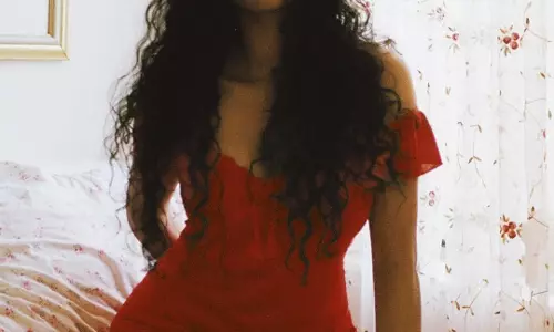 Avantika Stuns in Red Off-Shoulder Dress