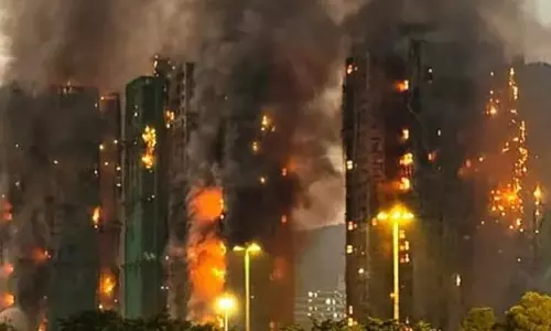 హాంగ్ కాంగ్ అపార్ట్ మెంట్ లో మంటలు...భారీ కుట్రకు ప్లాన్...