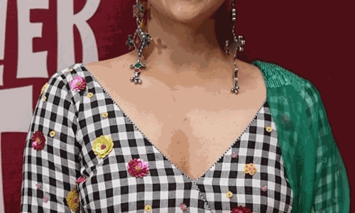 Keerthy Suresh Radiates Sweetness and Style in Gingham Ensemble