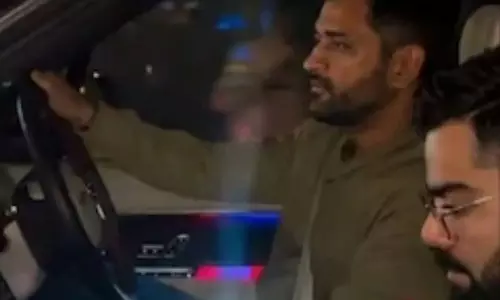 ధోనీ కారులో కోహ్లి షికారు.. రాంచీ వీధుల్లో హ‌ల్ చ‌ల్