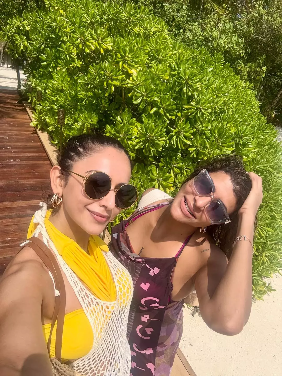 Rakul Preet Singh’s Maldives Break with Pragya and Manchu Lakshmi Rakul Preet Singh’s Maldives Break with Pragya and Manchu Lakshmi