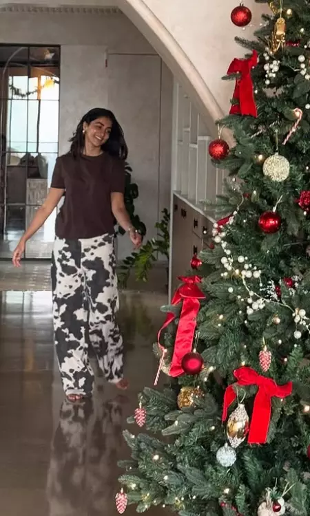 Pooja Hegde Welcomes December With Stylish Christmas Photos