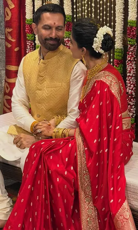 Heres Samantha Wedding Unseen Pics and Simple Wedding Lunch Plate