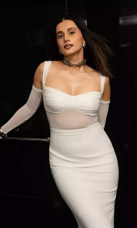 Taapsee Pannu Lights Up Instagram With White Dress