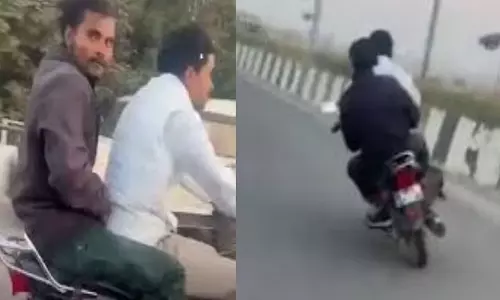 చైన్ స్నాచర్లను వెంటాడిన కారు.. చివరికి ఏమైందంటే?